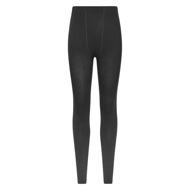 Black - Lifestyle - Mountain Warehouse Womens-Ladies Brushed Isotherm Thermal Leggings (Pack of 2)