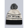 Cream - Front - Animal Dylan Pom Pom Recycled Skiing Beanie