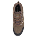 Brown - Pack Shot - Mountain Warehouse Mens Voyage Suede Walking Shoes