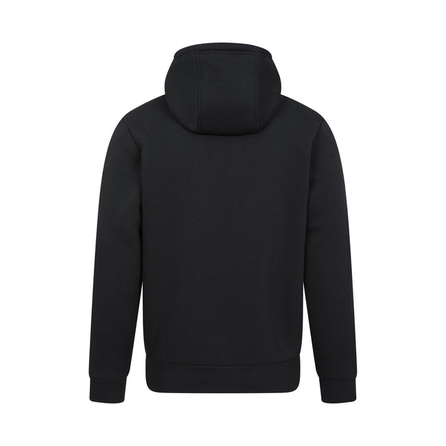 Black - Back - Mountain Warehouse Mens Dalton Borg Lined Full Zip Hoodie