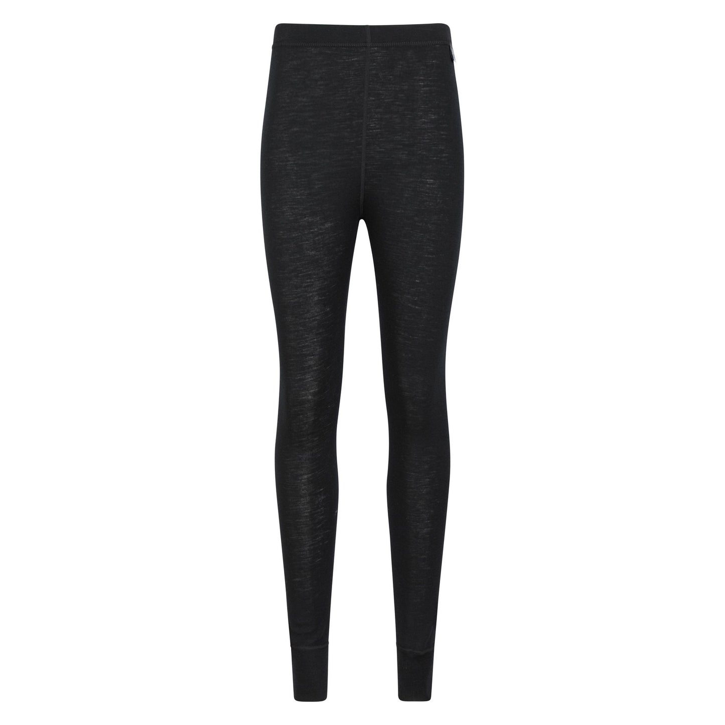 Black - Pack Shot - Mountain Warehouse Womens-Ladies Merino Wool Base Layer Bottoms (Pack of 2)