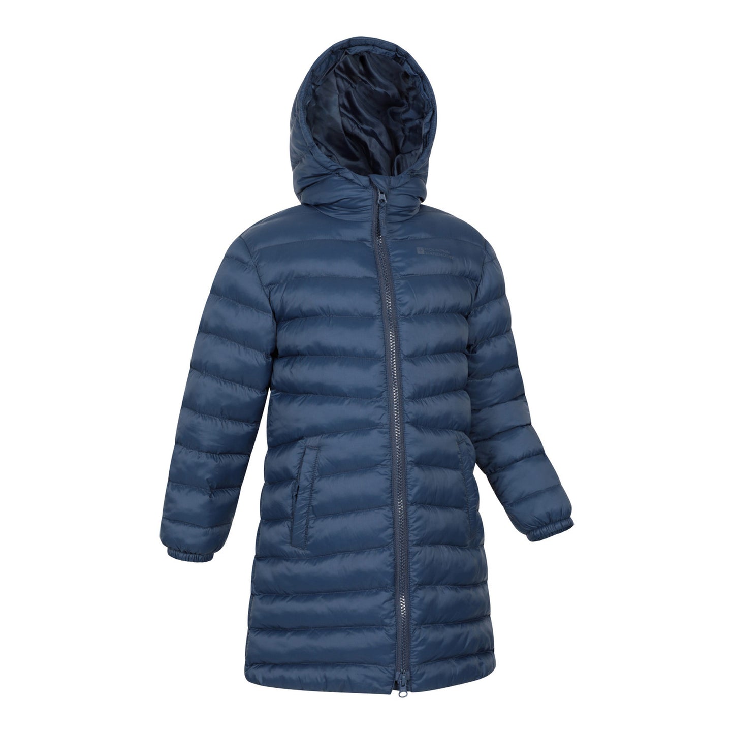 Navy - Lifestyle - Mountain Warehouse Childrens-Kids Florence Longline Padded Jacket