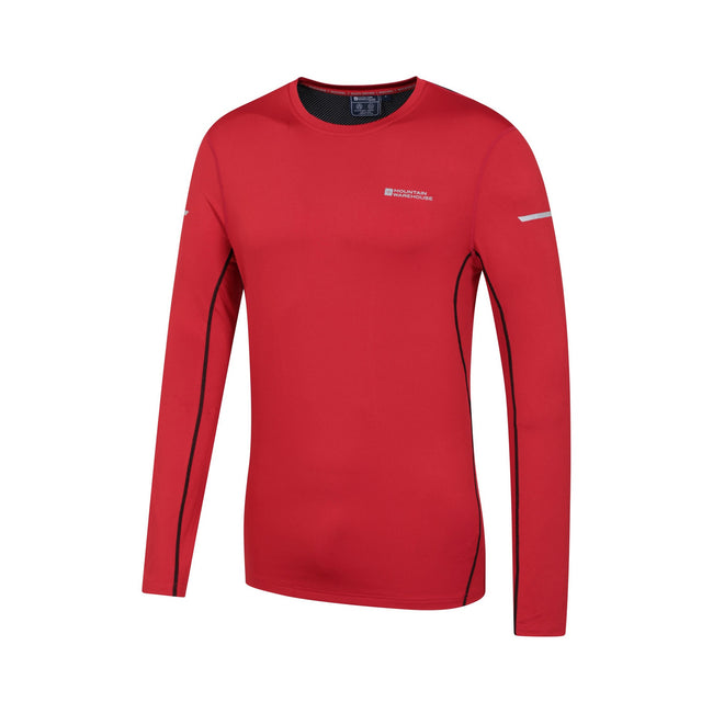 Active Red - Lifestyle - Mountain Warehouse Mens Vault Recycled Top