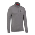 Grey - Back - Mountain Warehouse Mens Marathon Fleece Top
