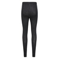 Black - Close up - Mountain Warehouse Womens-Ladies Merino Wool Base Layer Set