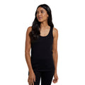 Jet Black - Pack Shot - Mountain Warehouse Womens-Ladies Merino Wool Cami Vest Top
