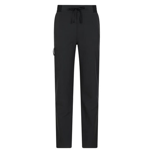 Black - Front - Mountain Warehouse Womens-Ladies Adventure Water Resistant Short Trousers