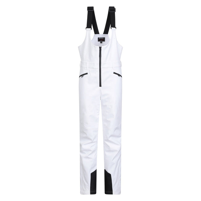 Black - Pack Shot - Mountain Warehouse Womens-Ladies RECCO Bibbed Ski Trousers