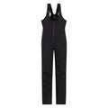 Black - Front - Mountain Warehouse Womens-Ladies RECCO Bibbed Ski Trousers