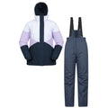 Lilac - Front - Mountain Warehouse Womens-Ladies Ski Jacket & Trousers Set