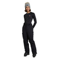 Jet Black - Side - Animal Womens-Ladies Glaze Ski Trousers