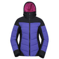 Purple - Front - Mountain Warehouse Womens-Ladies Resort RECCO Padded Ski Jacket