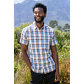 Bright Blue - Front - Mountain Warehouse Mens Holiday Cotton Shirt