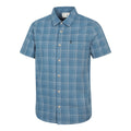Dark Blue - Side - Mountain Warehouse Mens Holiday Cotton Shirt