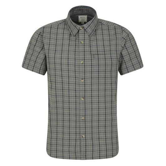 Khaki - Front - Mountain Warehouse Mens Holiday Cotton Shirt