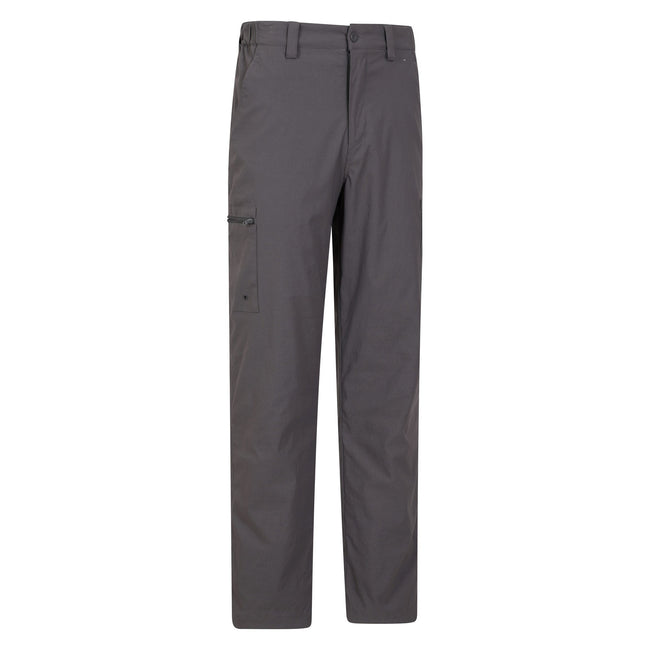 Dark Grey - Side - Mountain Warehouse Mens Trek Stretch Winter Trousers