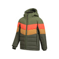 Forest Khaki - Lifestyle - Mountain Warehouse Childrens-Kids Jasper II Water Resistant Jacket