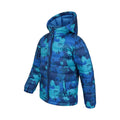Bright Blue - Side - Mountain Warehouse Boys Seasons Camo Padded Jacket