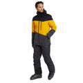 Bright Yellow - Pack Shot - Mountain Warehouse Mens Wipeout Ski Jacket