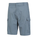 Teal - Pack Shot - Mountain Warehouse Mens Lakeside Cargo Shorts
