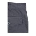 Dark Grey - Pack Shot - Mountain Warehouse Mens Lakeside Cargo Shorts