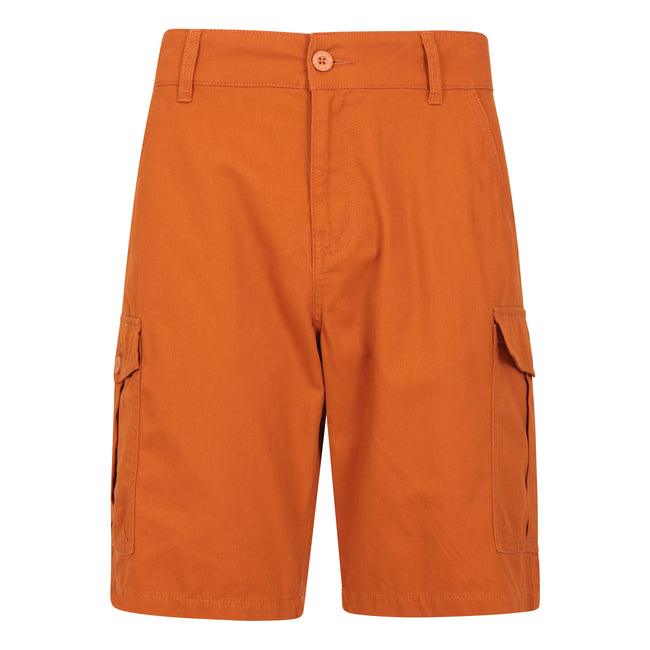 Orange - Front - Mountain Warehouse Mens Lakeside Cargo Shorts