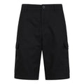 Black - Front - Mountain Warehouse Mens Lakeside Cargo Shorts