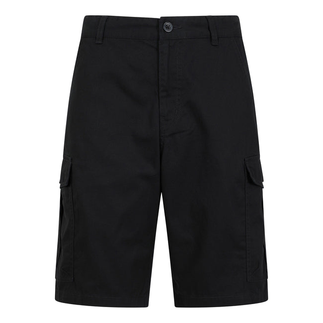 Black - Front - Mountain Warehouse Mens Lakeside Cargo Shorts