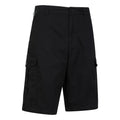 Black - Side - Mountain Warehouse Mens Lakeside Cargo Shorts