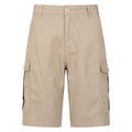 Beige - Front - Mountain Warehouse Mens Lakeside Cargo Shorts