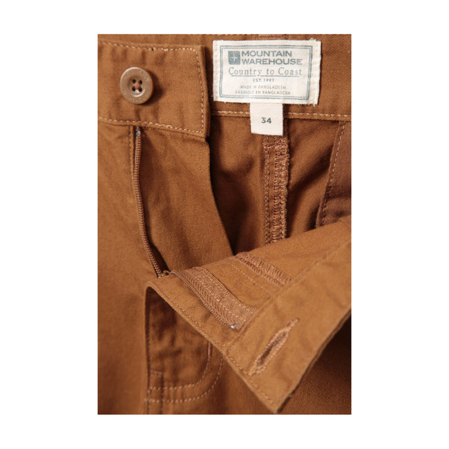 Beige - Back - Mountain Warehouse Mens Lakeside Cargo Shorts