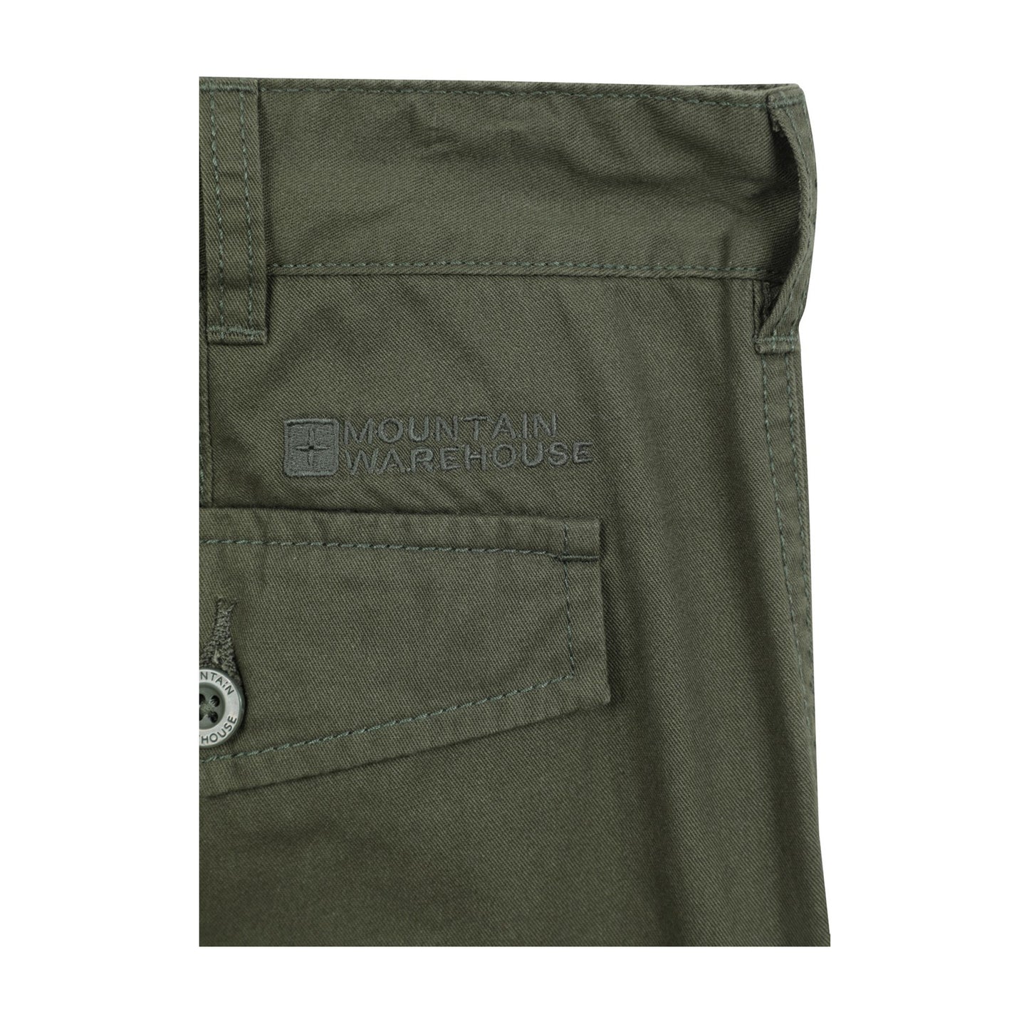 Beige - Close up - Mountain Warehouse Mens Lakeside Cargo Shorts