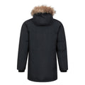 Charcoal - Back - Mountain Warehouse Mens Antarctic Extreme Waterproof Down Jacket