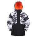 Dark Grey - Front - Mountain Warehouse Childrens-Kids Himalayan Abstract Ski Jacket