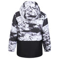 Dark Grey - Back - Mountain Warehouse Childrens-Kids Himalayan Abstract Ski Jacket