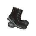 Jet Black - Close up - Mountain Warehouse Mens Ohio Fleece Lined Snow Boots