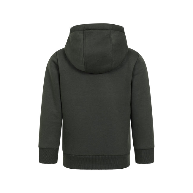 Khaki Green - Back - Mountain Warehouse Childrens-Kids Nordic II Full Zip Hoodie