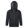 Black - Front - Mountain Warehouse Childrens-Kids Nordic II Full Zip Hoodie