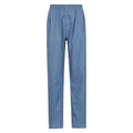 Blue - Front - Mountain Warehouse Womens-Ladies Pakka Waterproof Over Trousers