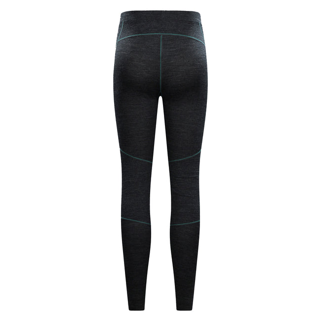 Black - Back - Mountain Warehouse Womens-Ladies Ultra Merino Wool Thermal Bottoms