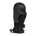 Jet Black - Back - Animal Womens-Ladies Track Ski Mittens