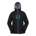 Black - Front - Mountain Warehouse Womens-Ladies Rhine Extreme 3 Layer Waterproof Jacket