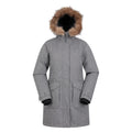 Grey - Front - Mountain Warehouse Womens-Ladies Aurora Down Jacket