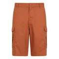 Rust - Front - Mountain Warehouse Mens Lakeside Cargo Shorts