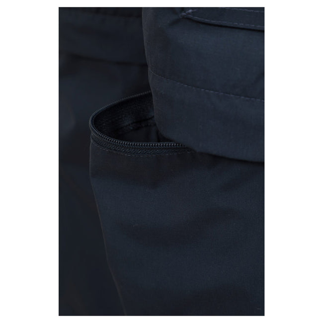 Navy - Close up - Mountain Warehouse Childrens-Kids Convertible Active Trousers