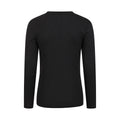 Black - Back - Mountain Warehouse Mens Talus Henley Thermal Top