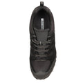 Black - Pack Shot - Mountain Warehouse Womens-Ladies Belfour Suede Outdoor Walking Shoes