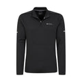 Black - Lifestyle - Mountain Warehouse Mens Core Recycled Half Zip Midlayer