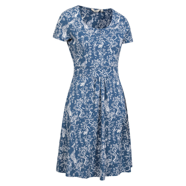 Blue - Lifestyle - Mountain Warehouse Womens-Ladies Orchid Peacock UV Protection Dress