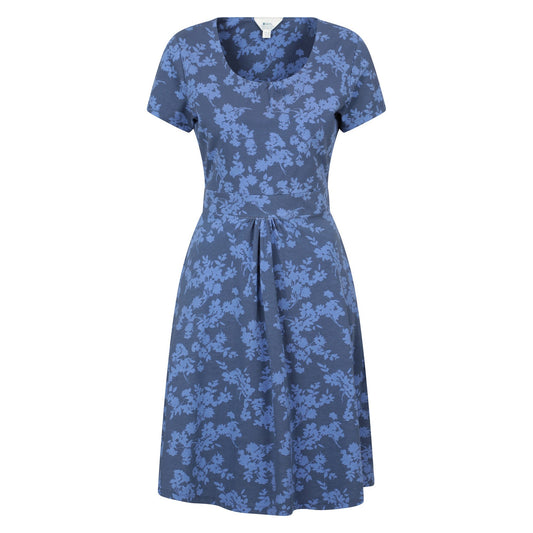 Blue - Front - Mountain Warehouse Womens-Ladies Orchid Flowers UV Protection Dress